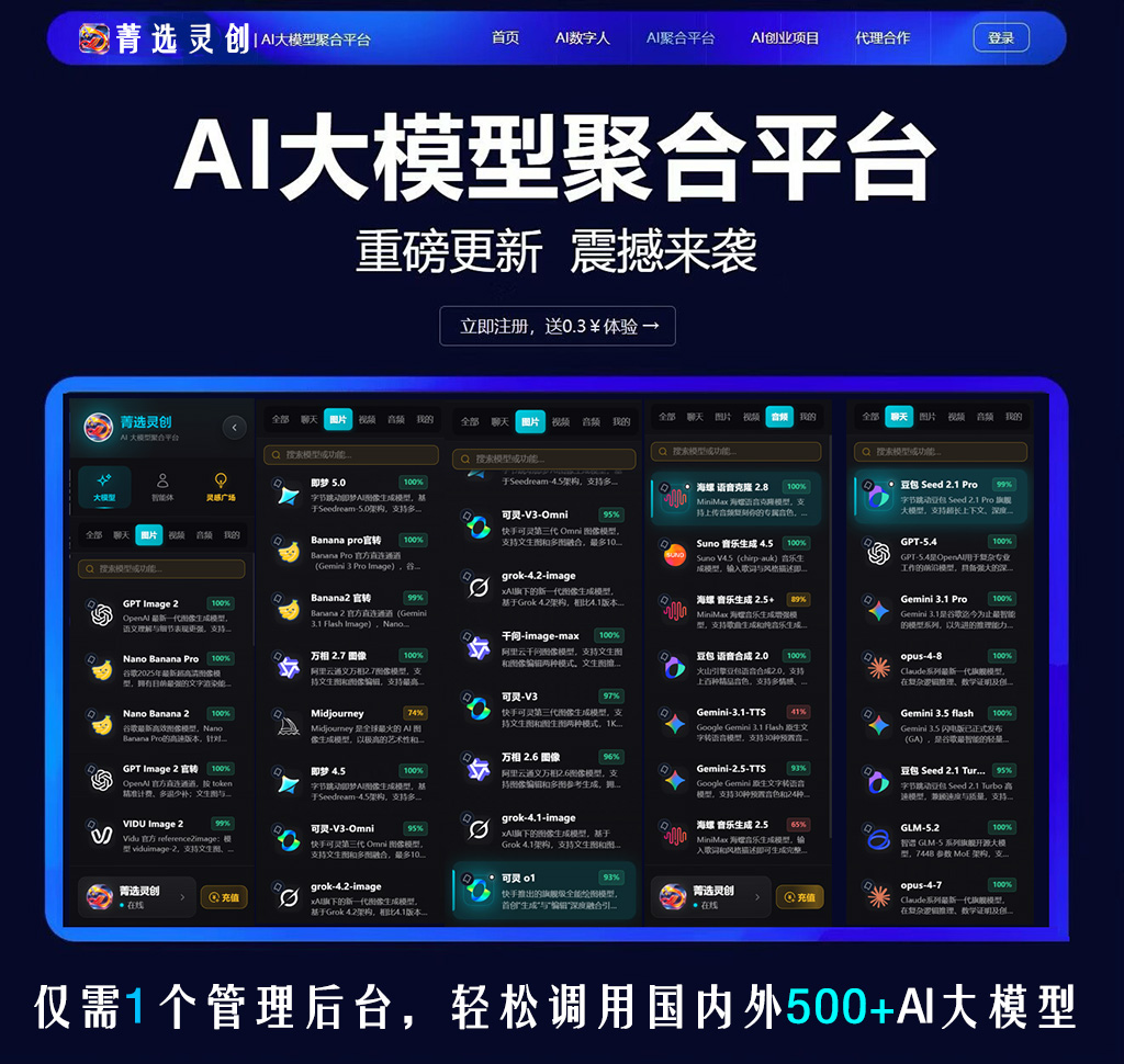 菁选灵创平台创作素材示例